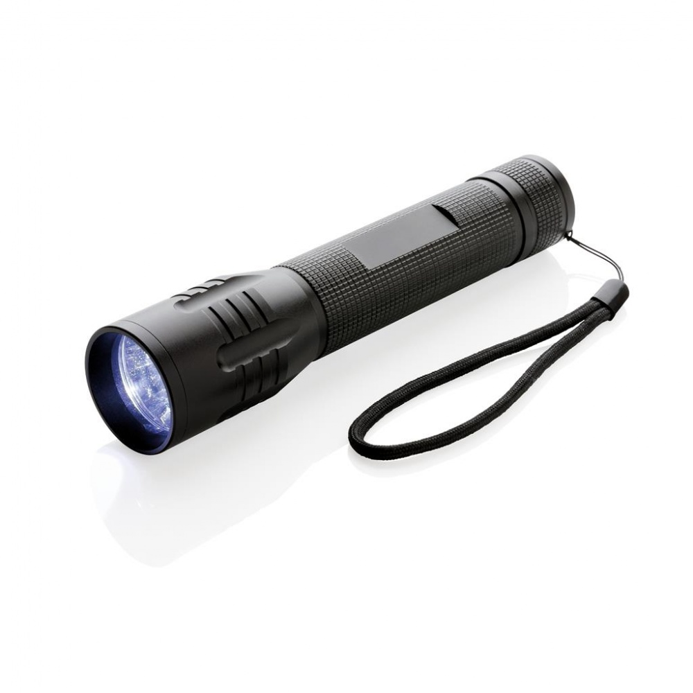 Logotrade promotional merchandise picture of: 3W large CREE torch, black