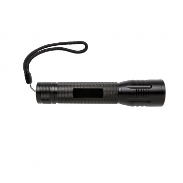 Logotrade promotional products photo of: 3W large CREE torch, black