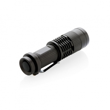 Logotrade promotional product picture of: 3W pocket CREE torch, black