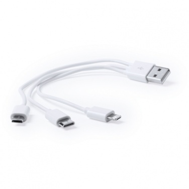 Logotrade promotional item picture of: Charging cable, black box