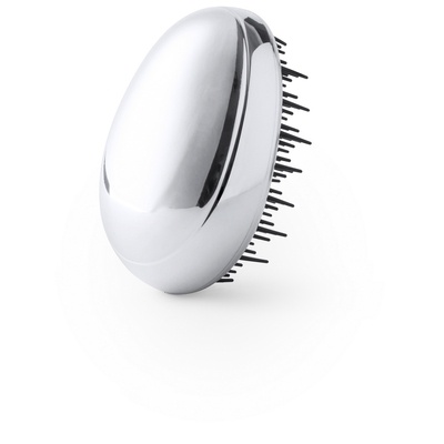 Logotrade promotional merchandise picture of: Anti-tangle hairbrush, Silver