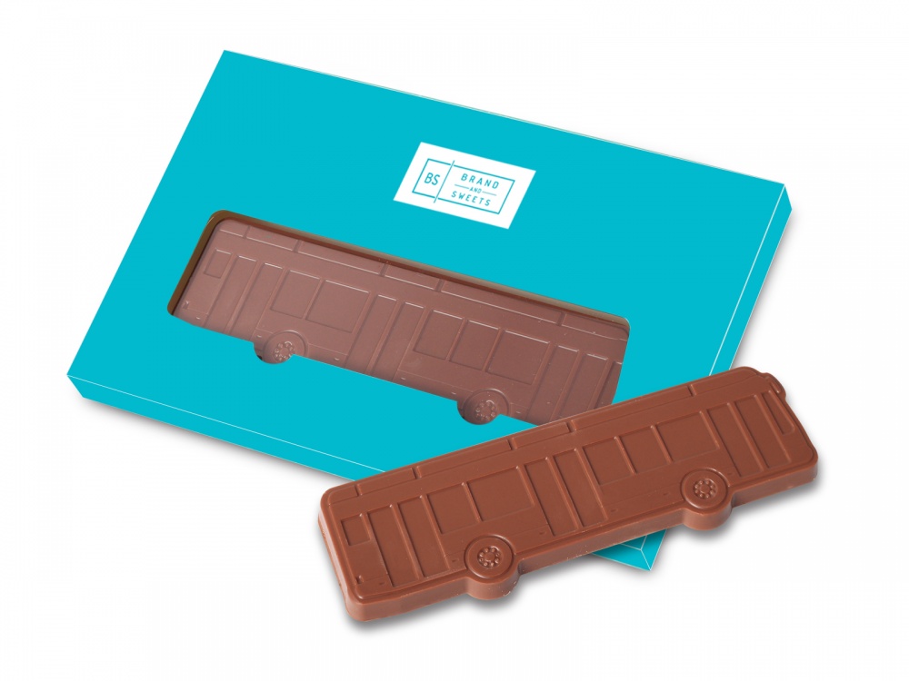 Logo trade promotional item photo of: Chocolate in individual shape