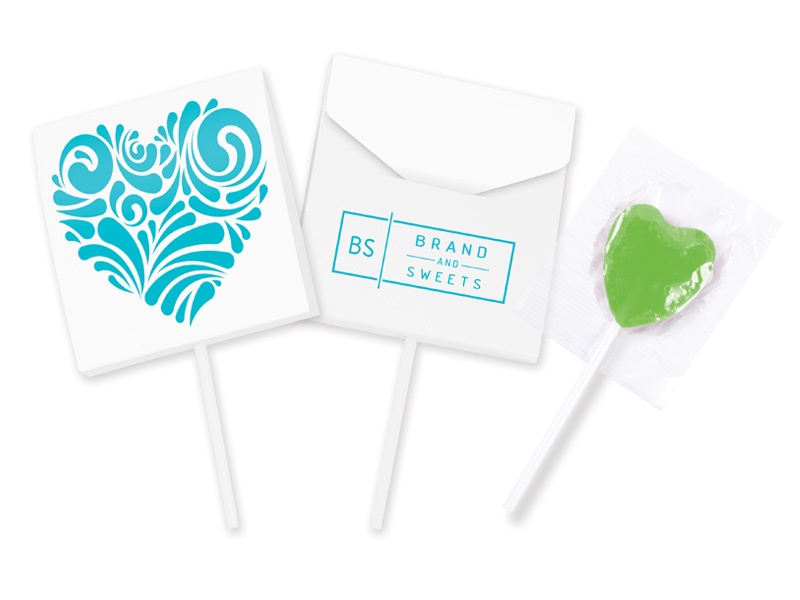 Logo trade business gifts image of: Lollyboard lollipops