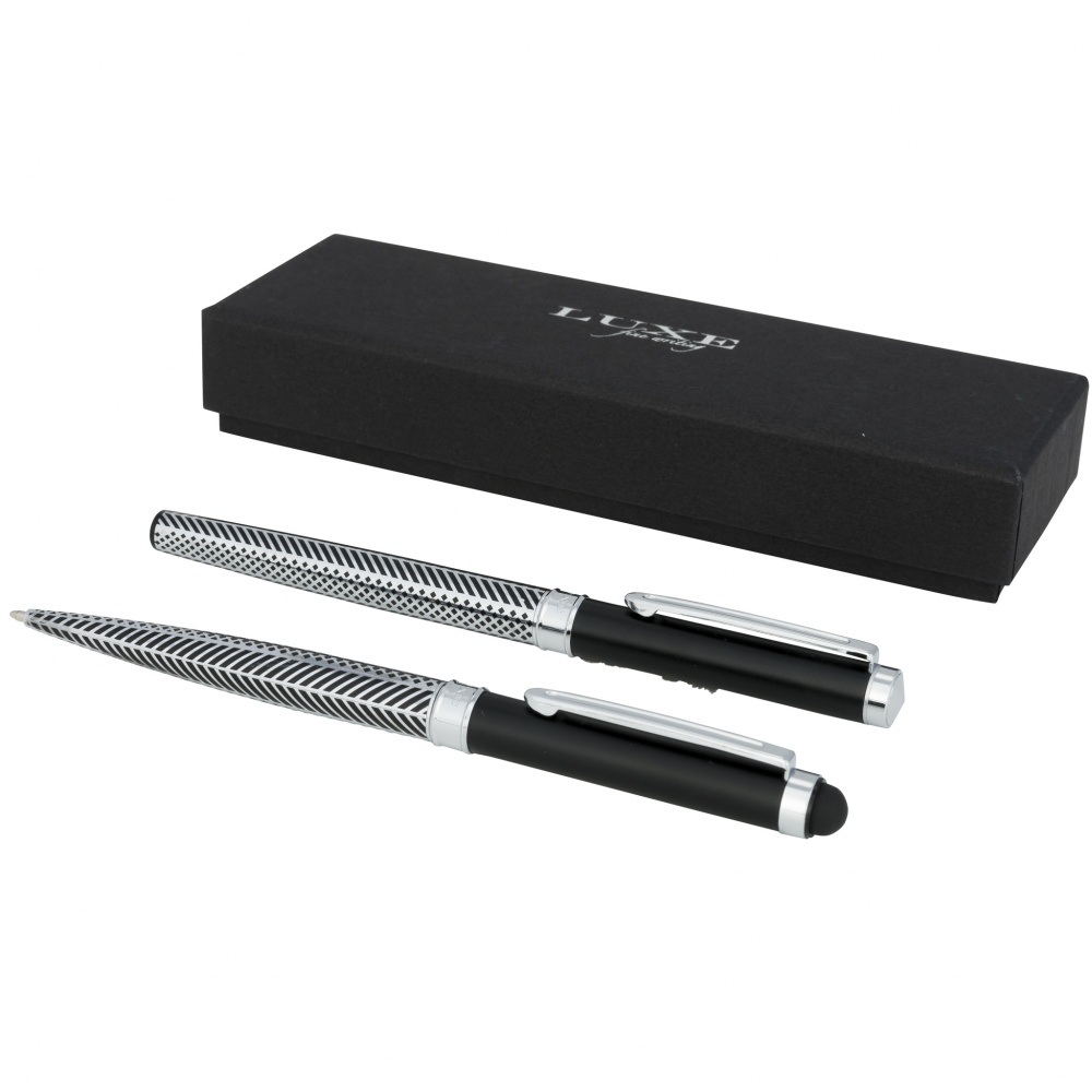 Logotrade advertising product image of: Empire Duo Pen Gift Set, silver