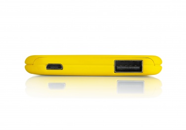 Logotrade promotional merchandise picture of: RAY power bank 4000 mAh, yellow