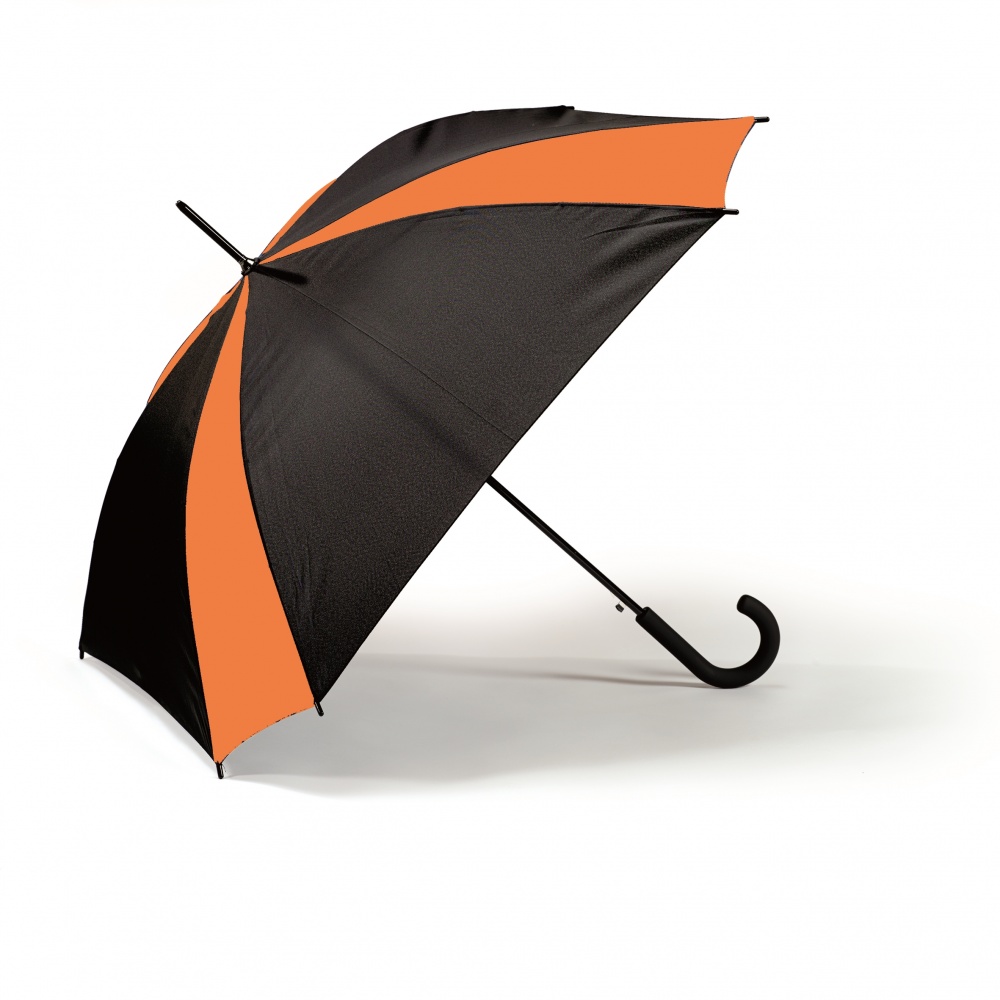 Logotrade promotional item image of: SAINT TROPEZ UMBRELLA, orange/black