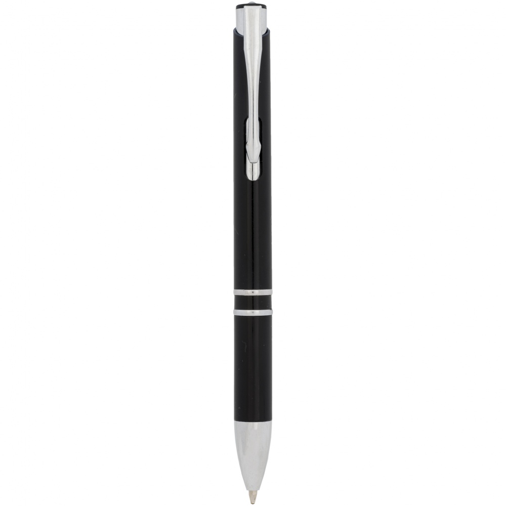 Logo trade promotional products image of: Mari ABS ballpoint pen, black
