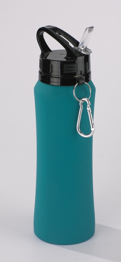 Logo trade promotional merchandise picture of: Water bottle Colorissimo, 700 ml, turquoise