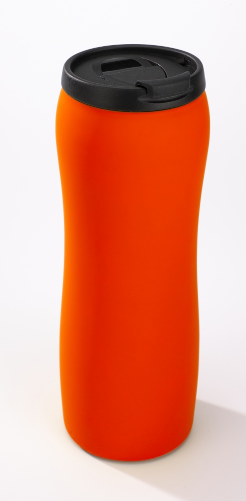 Logotrade corporate gift image of: THERMAL MUG COLORISSIMO, 500 ml, orange