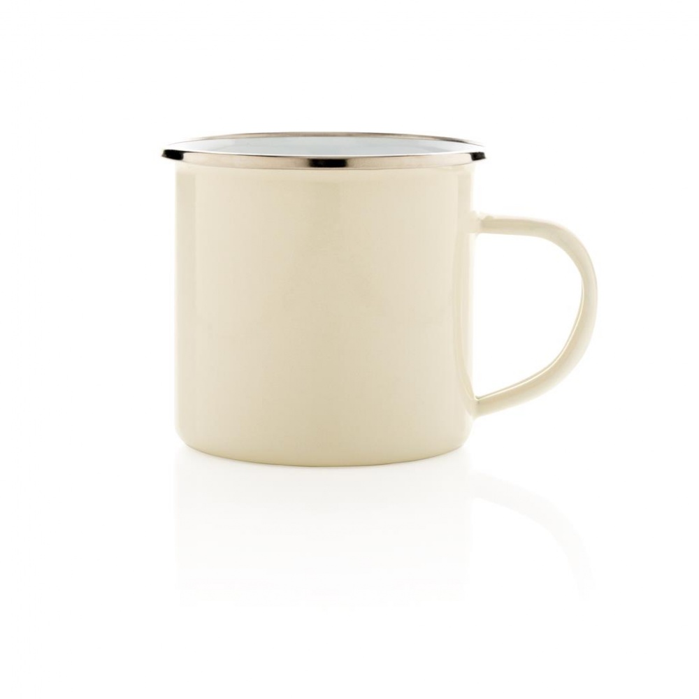 Logotrade corporate gifts photo of: Vintage enamel mug, white