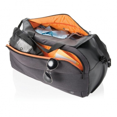 Logotrade promotional item picture of: Swiss Peak modern weekend bag, black