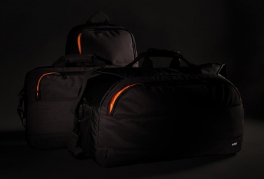 Logotrade promotional product picture of: Swiss Peak modern weekend bag, black