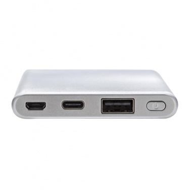 Logotrade promotional product picture of: Ultra fast 5.000 mAh powerbank, white