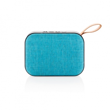 Logotrade promotional gift image of: Fabric trend speaker, blue