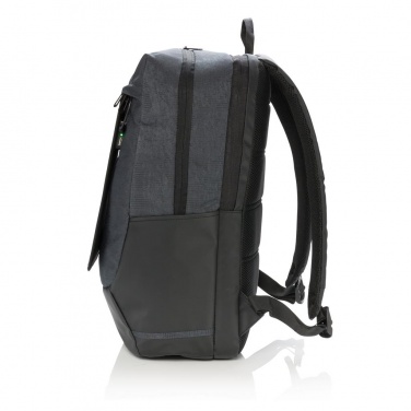 Logotrade promotional item image of: Swiss Peak eclipse solar backpack, black