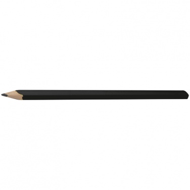 Logo trade promotional giveaway photo of: Carpenter's pencil, black