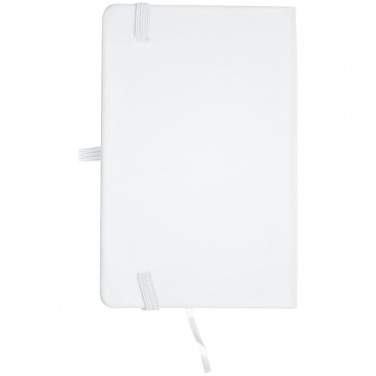 Logo trade promotional item photo of: Notebook A6 Lübeck, white