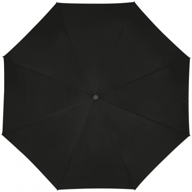 Logo trade business gift photo of: Automatic pocket umbrella with carabiner handle, Black