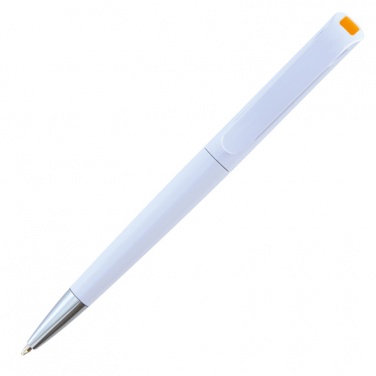 Logo trade advertising products image of: Ballpen Justany, orange