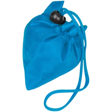 Logo trade business gift photo of: Foldable shopping bag ELDORADO, Blue