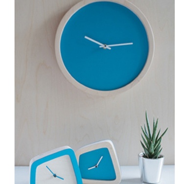 Logotrade promotional merchandise image of: Wooden wall clock M