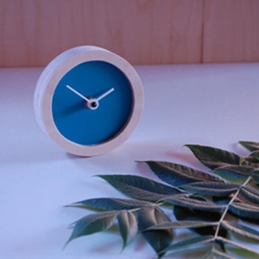 Logotrade promotional merchandise picture of: Wooden desk clock