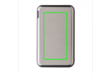 Logotrade corporate gift image of: Pocket-size 5.000 mAh powerbank, grey
