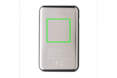 Logotrade promotional item picture of: Pocket-size 5.000 mAh powerbank, grey