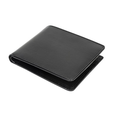 Logo trade corporate gifts picture of: Mauro Conti leather wallet, RFID protection, black