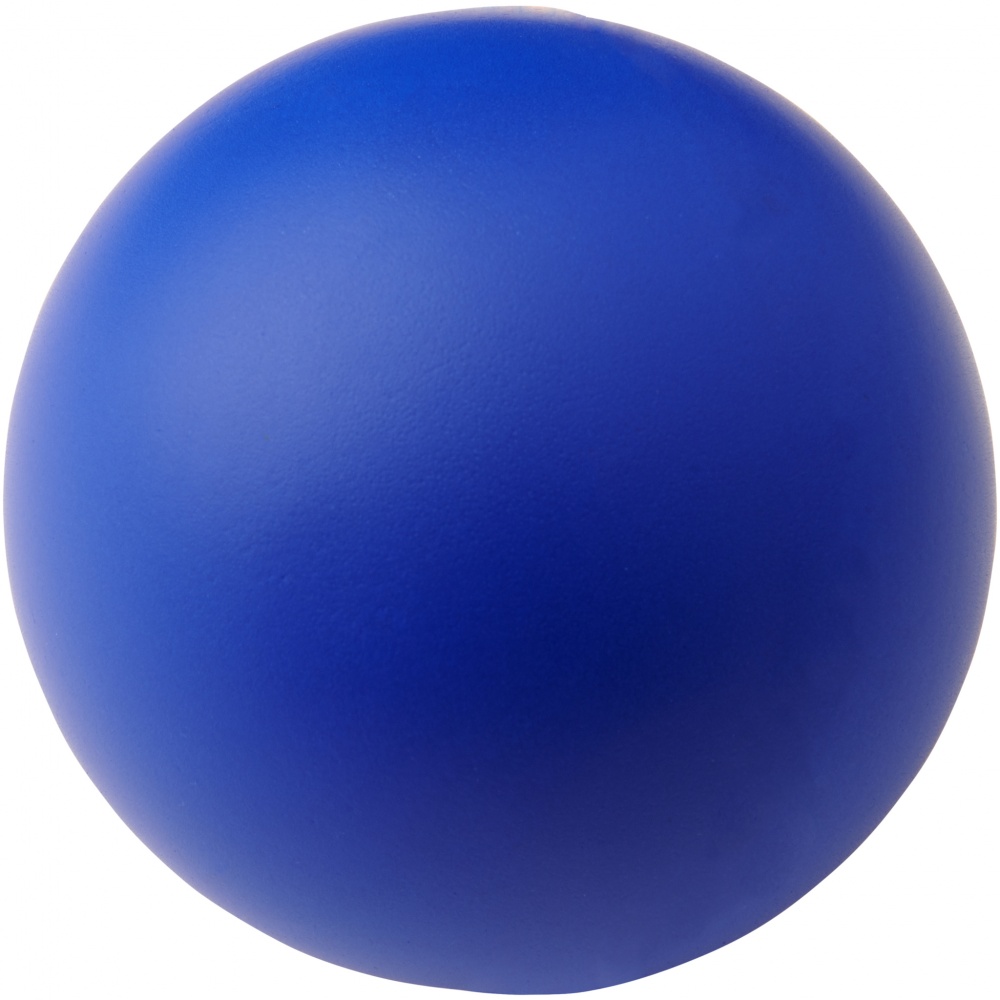 Logo trade promotional merchandise picture of: Cool round stress reliever, royal blue