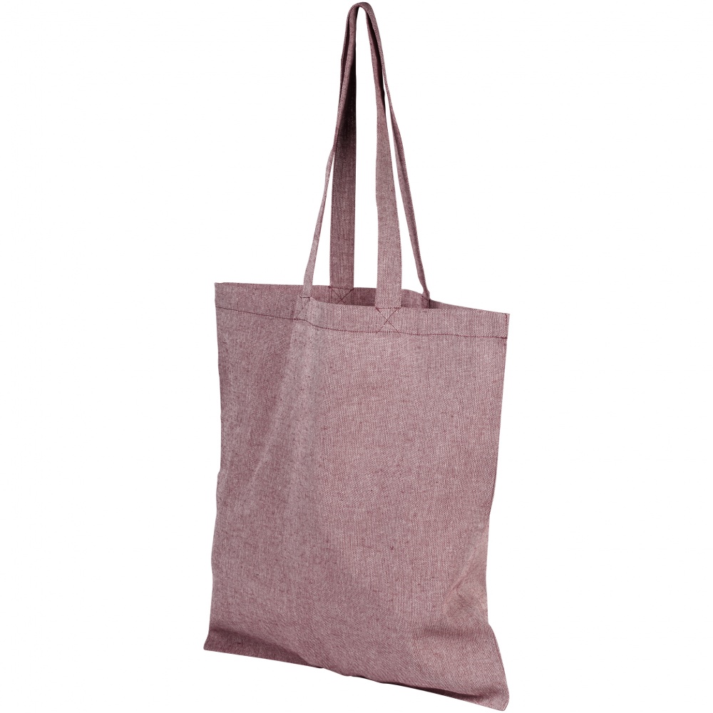 Logotrade promotional merchandise picture of: Pheebs 180 g/m² recycled cotton tote bag