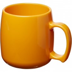 Classic 300 ml plastic mug, orange