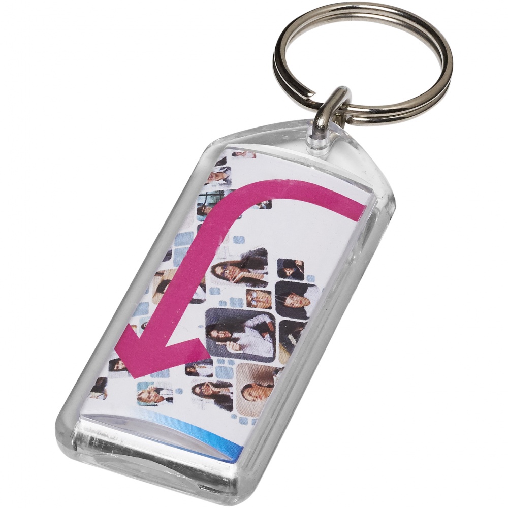 Logo trade corporate gifts image of: Stein F1 reopenable keychain