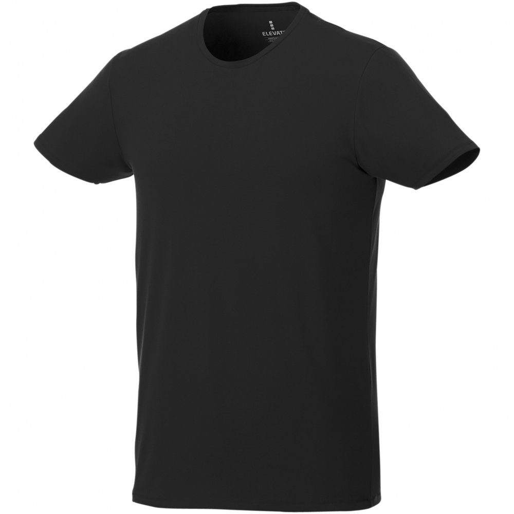Logotrade promotional merchandise image of: Balfour short sleeve men's organic t-shirt, black