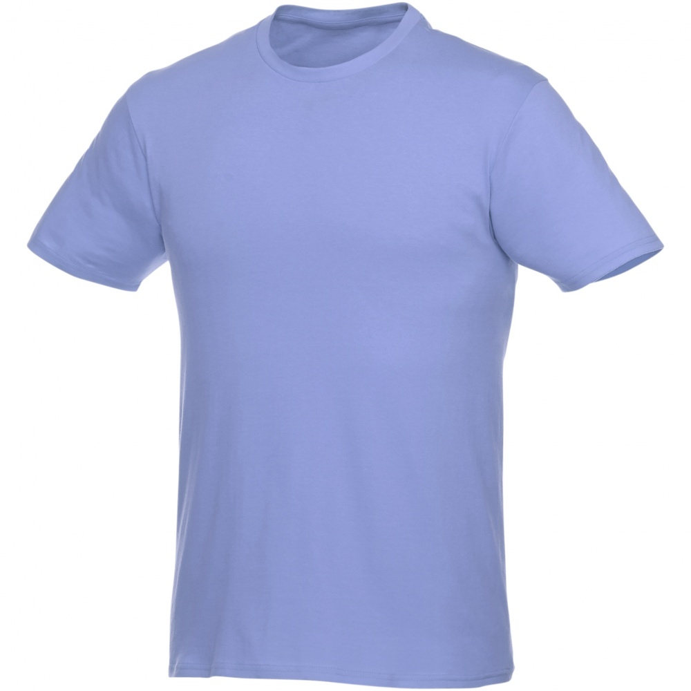 Logo trade corporate gifts picture of: Heros short sleeve unisex t-shirt, light blue