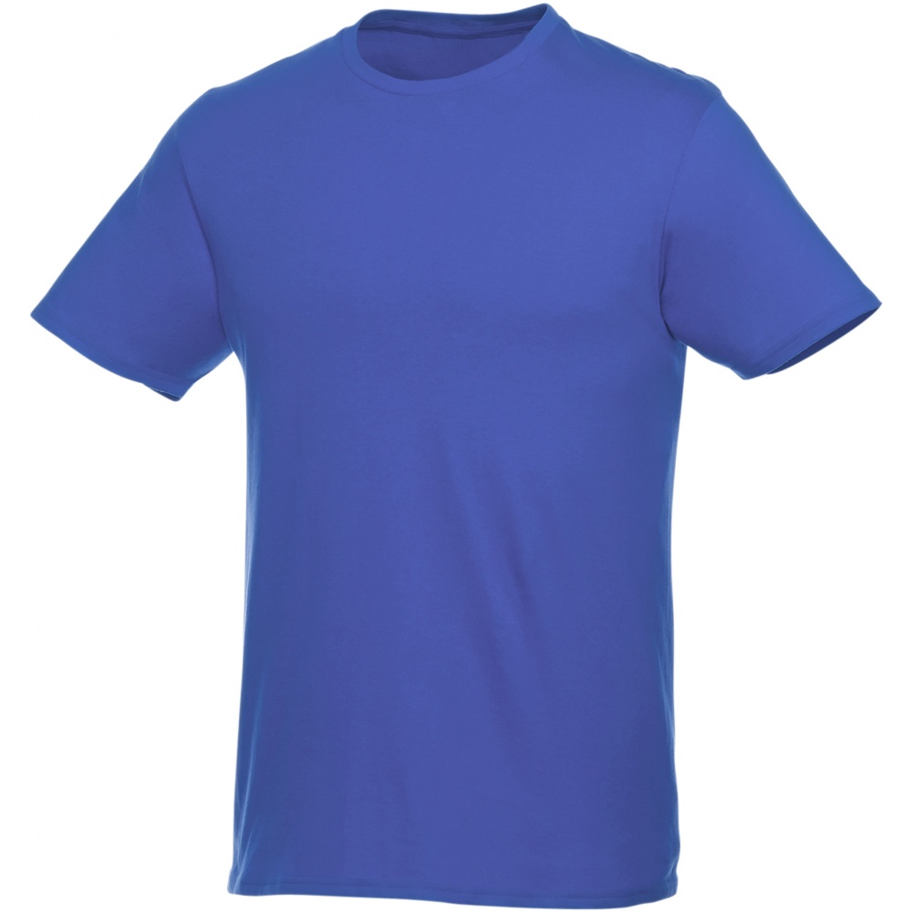 Logo trade corporate gifts image of: Heros short sleeve unisex t-shirt, blue