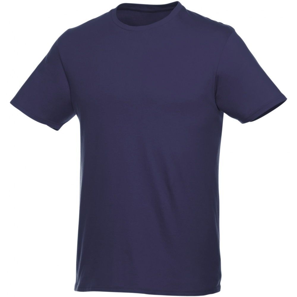 Logotrade promotional merchandise image of: Heros short sleeve unisex t-shirt, navy blue