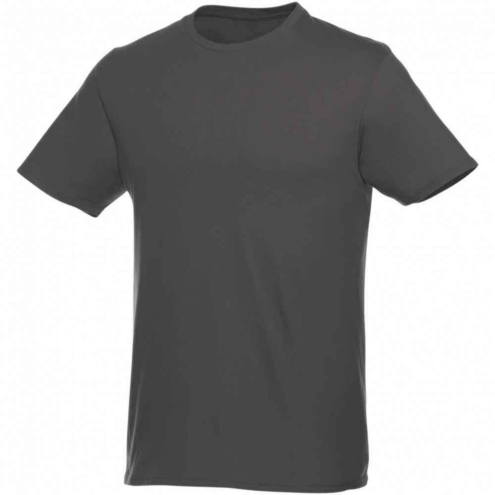 Logo trade corporate gift photo of: Heros short sleeve unisex t-shirt, grey