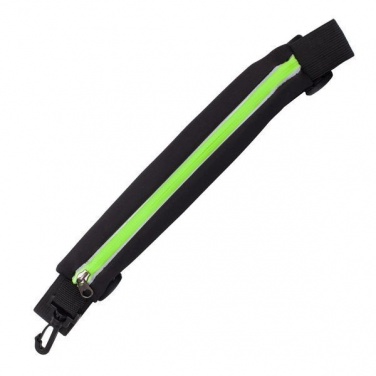 Logotrade promotional giveaway picture of: Ease sports waist bag, black/light green