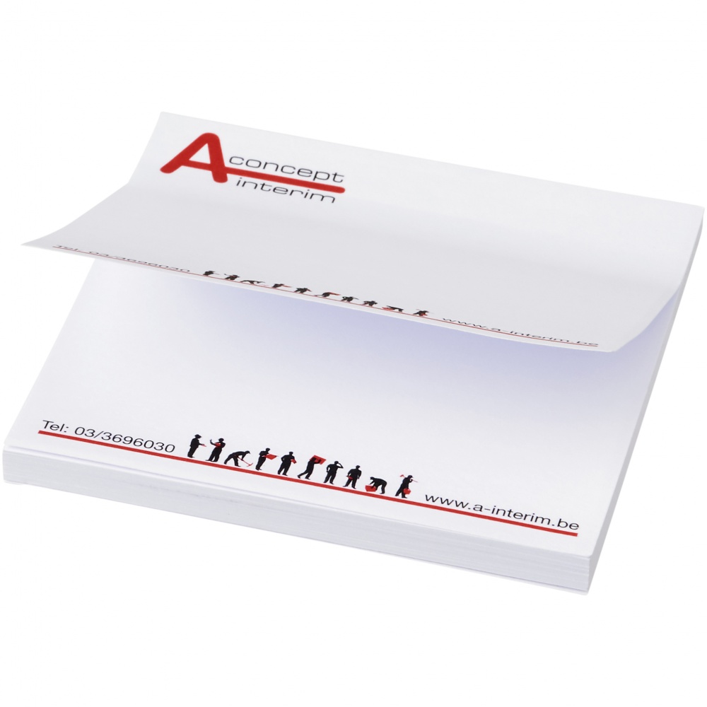 Logo trade promotional merchandise image of: Sticky-Mate® sticky notes 75x75