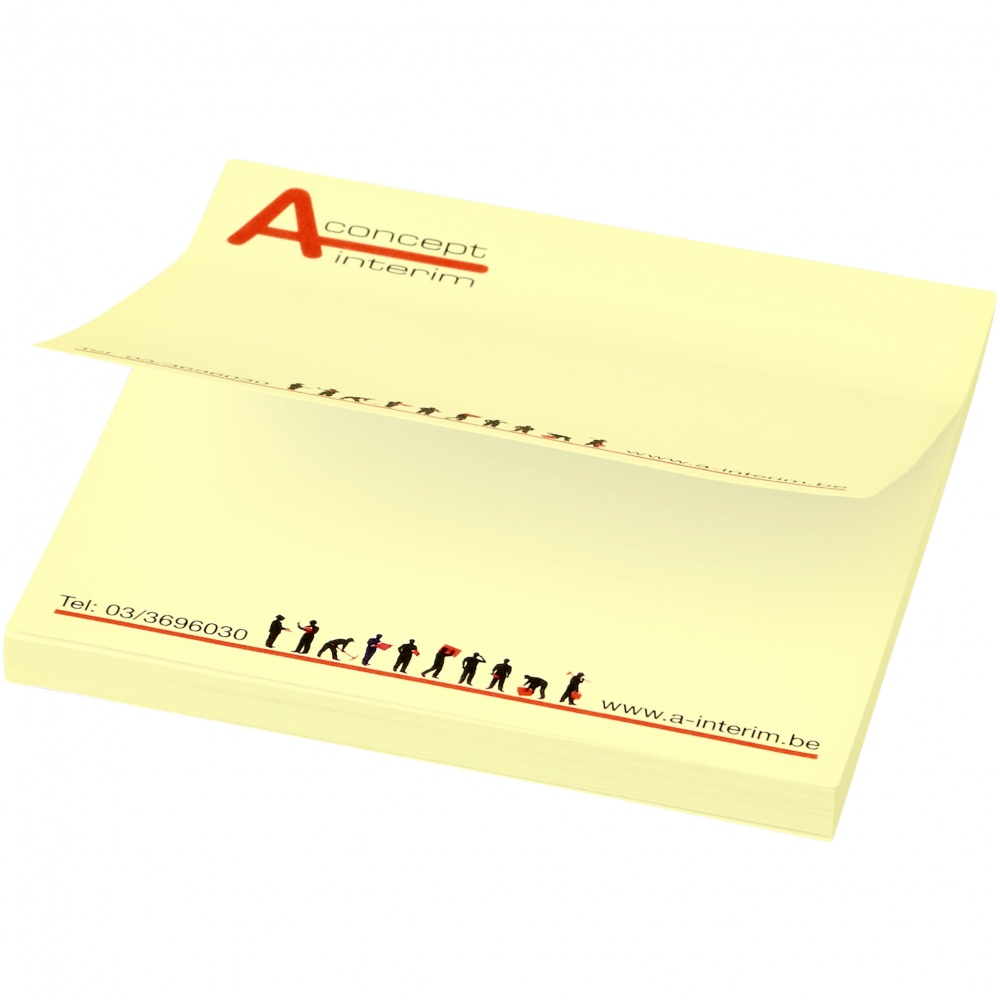Logo trade promotional products image of: Sticky-Mate® sticky notes 75x75