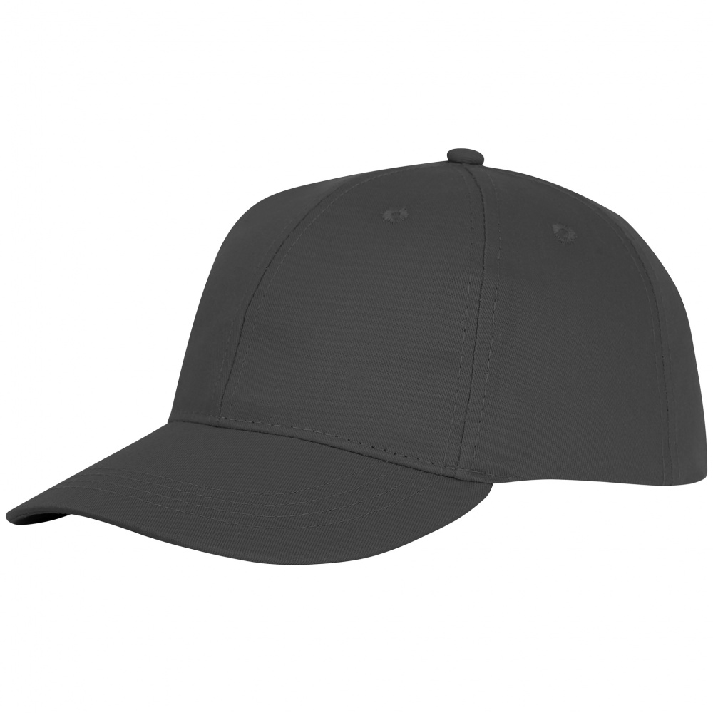 Logo trade promotional merchandise image of: Ares 6 panel cap, storm grey