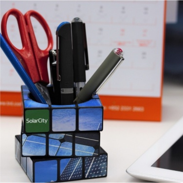 Logotrade business gift image of: 3D Rubik's Pen Pot