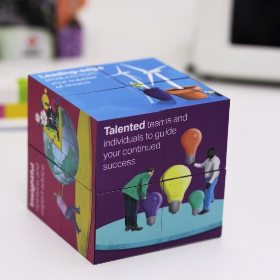 Logo trade promotional items picture of: Magic Cube, 7 cm