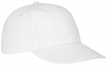 Logotrade corporate gift picture of: Ares 6 panel cap, white