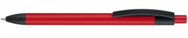 Logo trade advertising product photo of: Pen, soft touch, Capri, red