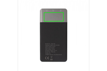 Logotrade corporate gifts photo of: 5.000 mAh Soft Touch Wireless 5W Charging Powerbank
, grey