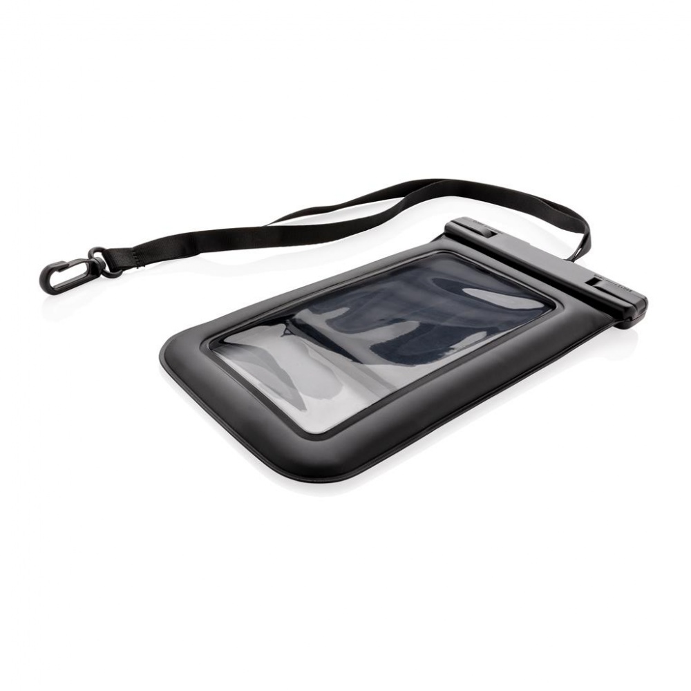 Logo trade promotional item photo of: IPX8 Waterproof Floating Phone Pouch, black