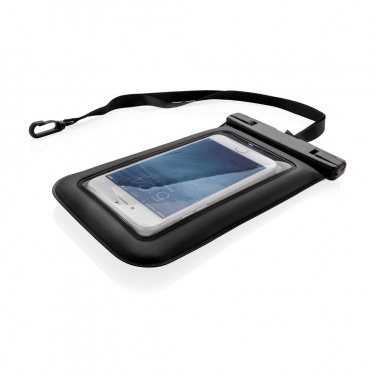 Logotrade promotional items photo of: IPX8 Waterproof Floating Phone Pouch, black