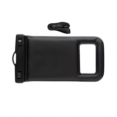 Logotrade promotional giveaway image of: IPX8 Waterproof Floating Phone Pouch, black